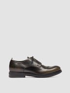 ACADEMIA 001 - Schwarze Derby-Schuhe aus Leder