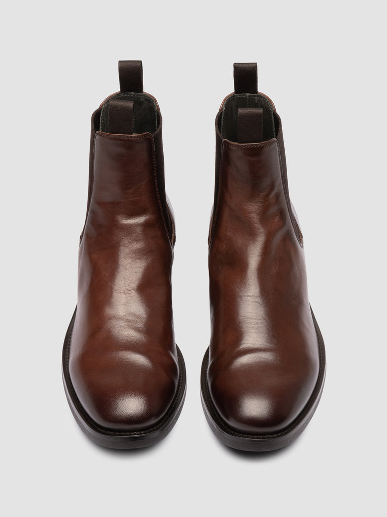ACADEMIA 002 - Brown Leather Chelsea Boots