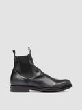 ACADEMIA 002 - Black Leather Chelsea Boots - thumb image 1,side view
