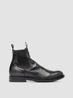 ACADEMIA 002 - Black Leather Chelsea Boots