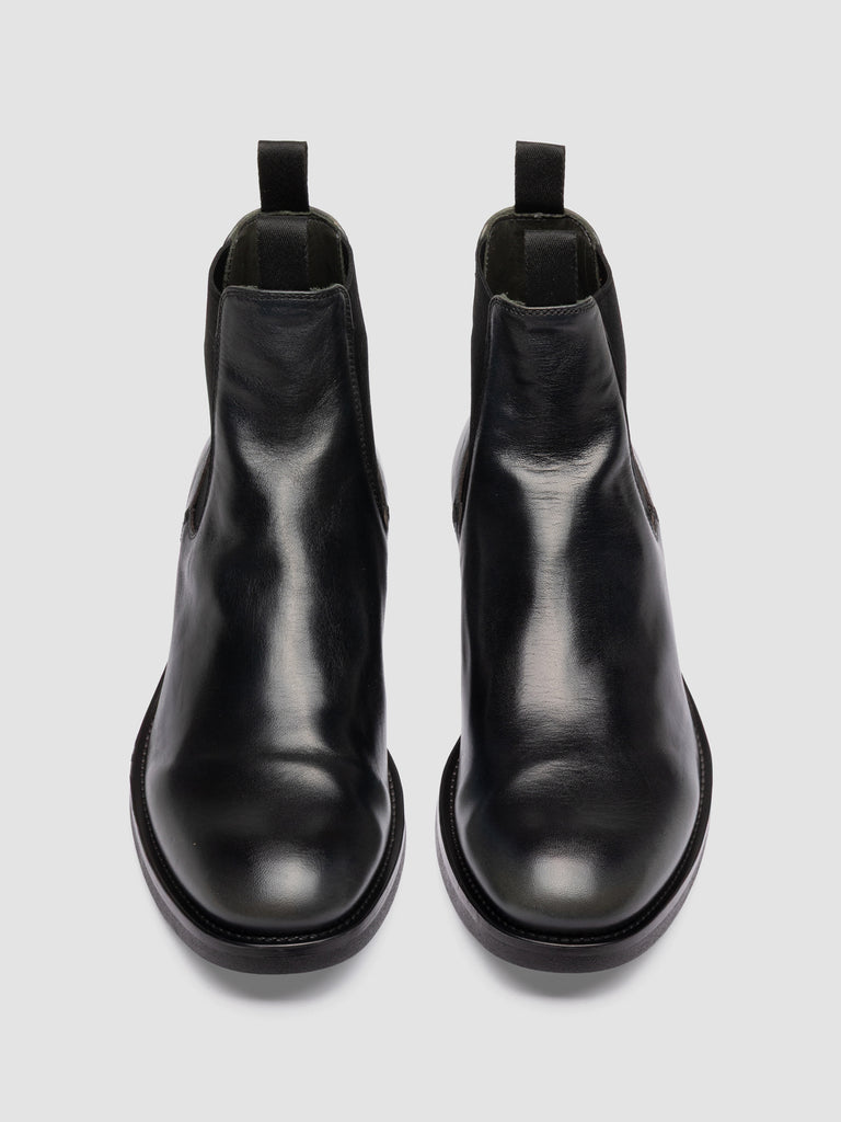 ACADEMIA 002 - Black Leather Chelsea Boots