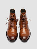 ACADEMIA 003 - Brown Leather Lace Up Boots - thumb image 2,side view