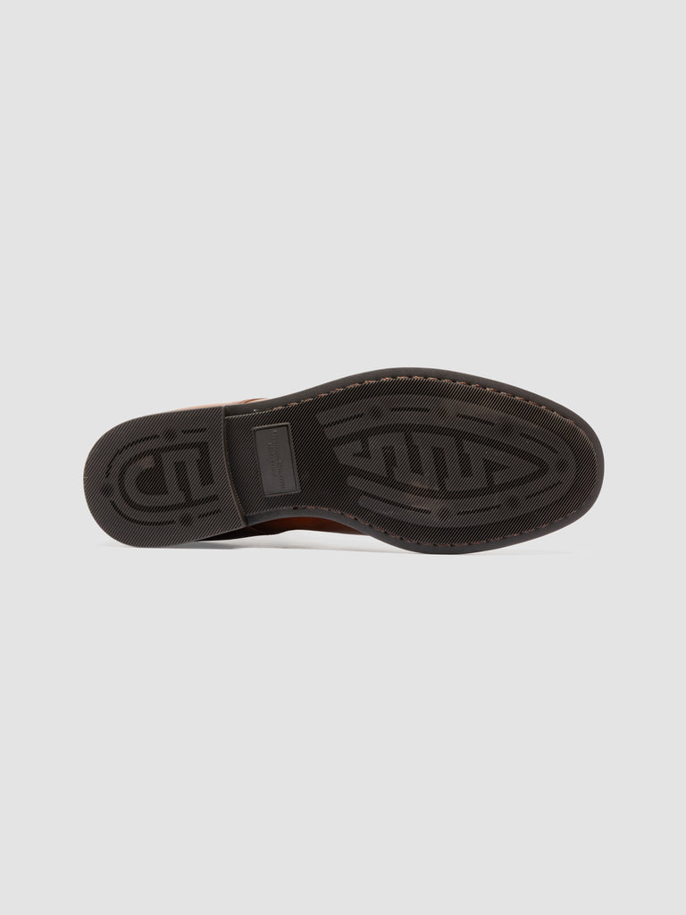 ACADEMIA 003 - Brown Leather Lace Up Boots