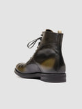 ACADEMIA 003 - Black Leather Lace Up Boots - thumb image 4,side view