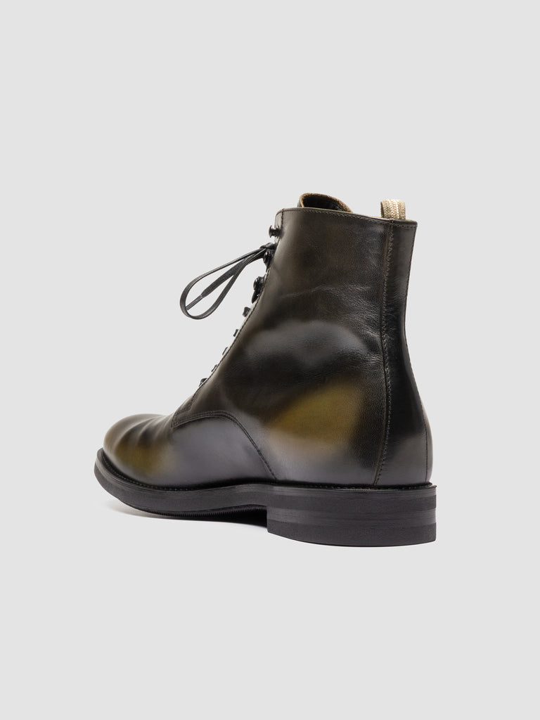 ACADEMIA 003 - Black Leather Lace Up Boots