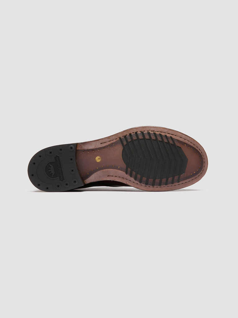 ADMIRAL 013 - Braune Derby-Schuhe aus Leder