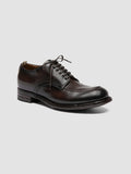 ADMIRAL 013 - Braune Derby-Schuhe aus Leder - thumb image 3,side view