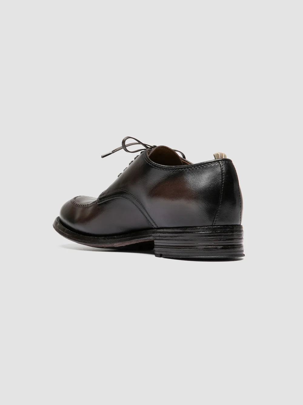ADMIRAL 013 - Braune Derby-Schuhe aus Leder - image 4,side view