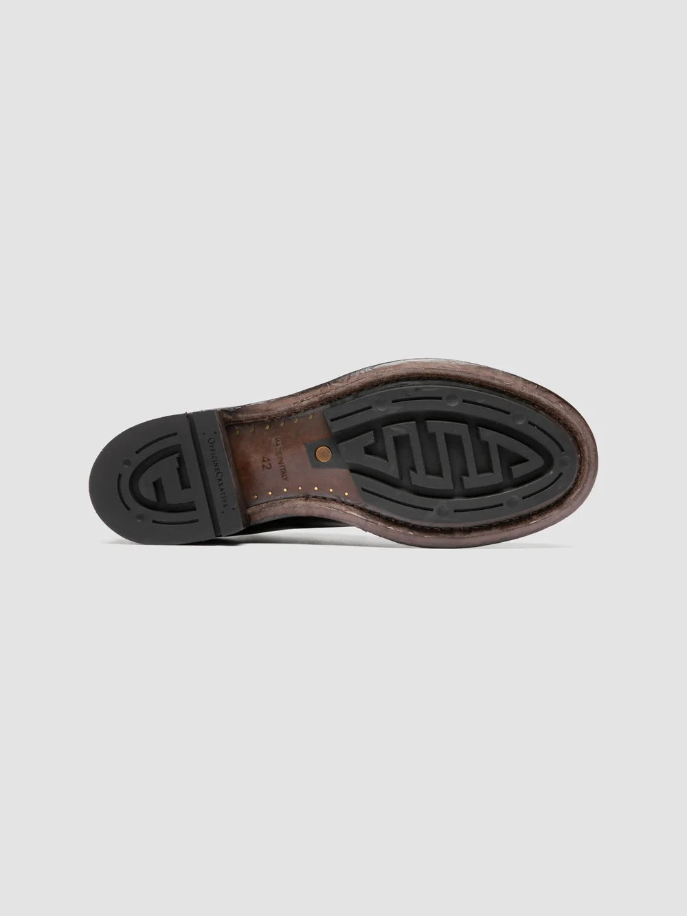 ADMIRAL 013 - Braune Derby-Schuhe aus Leder - image 5,side view