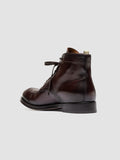 ADMIRAL 014 - Burgundy Leather Lace Up Boots - thumb image 4,side view
