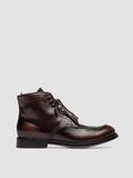 ADMIRAL 014 - Brown Leather Lace Up Boots - thumb image 1,side view