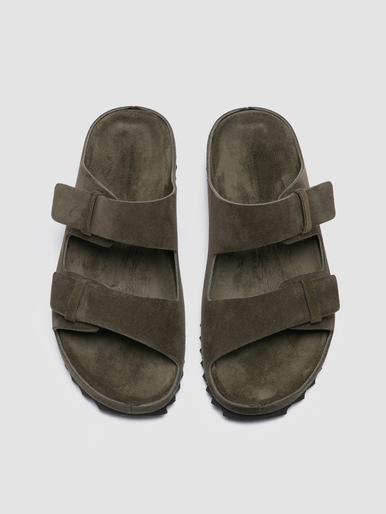 AGORA’ 002 - Green Suede Sandals