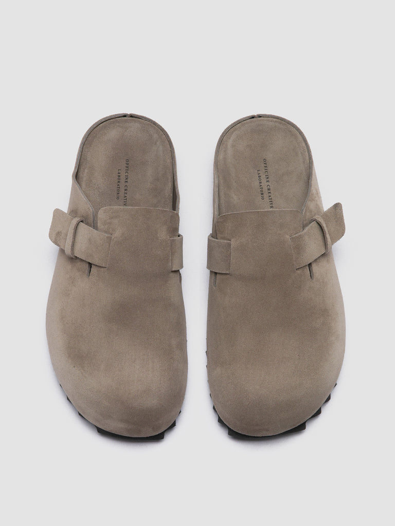 AGORÀ 004 - Grey Suede Sandal