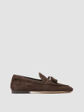 AIRTO 013 - Brown Suede Tassel Loafers - thumb image 1,side view