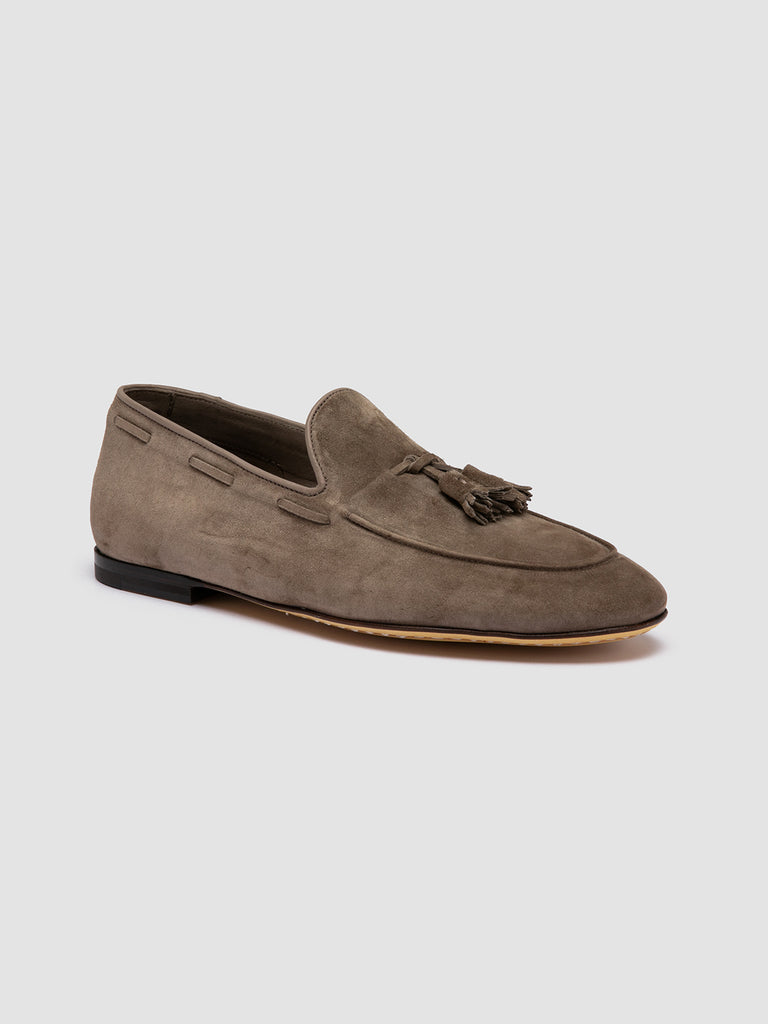 AIRTO 013 - Taupe Suede Tassel Loafers Men Officine Creative - 3