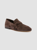 AIRTO 017 - Brown Suede Penny Loafers - thumb image 3,side view