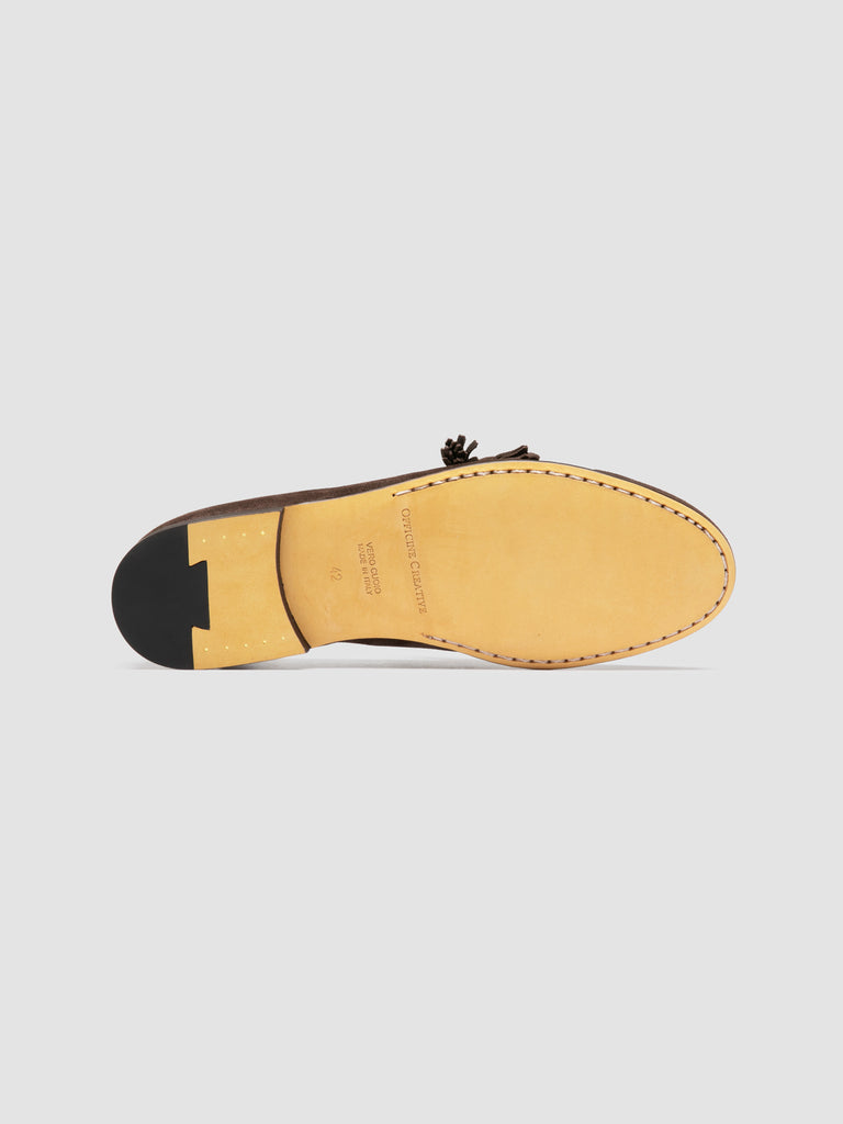 AIRTO 017 - Brown Suede Penny Loafers