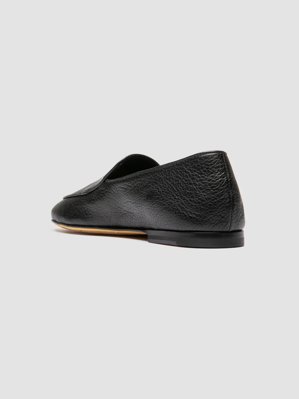 AIRTO 018 Black Leather Loafers - image 4,side view