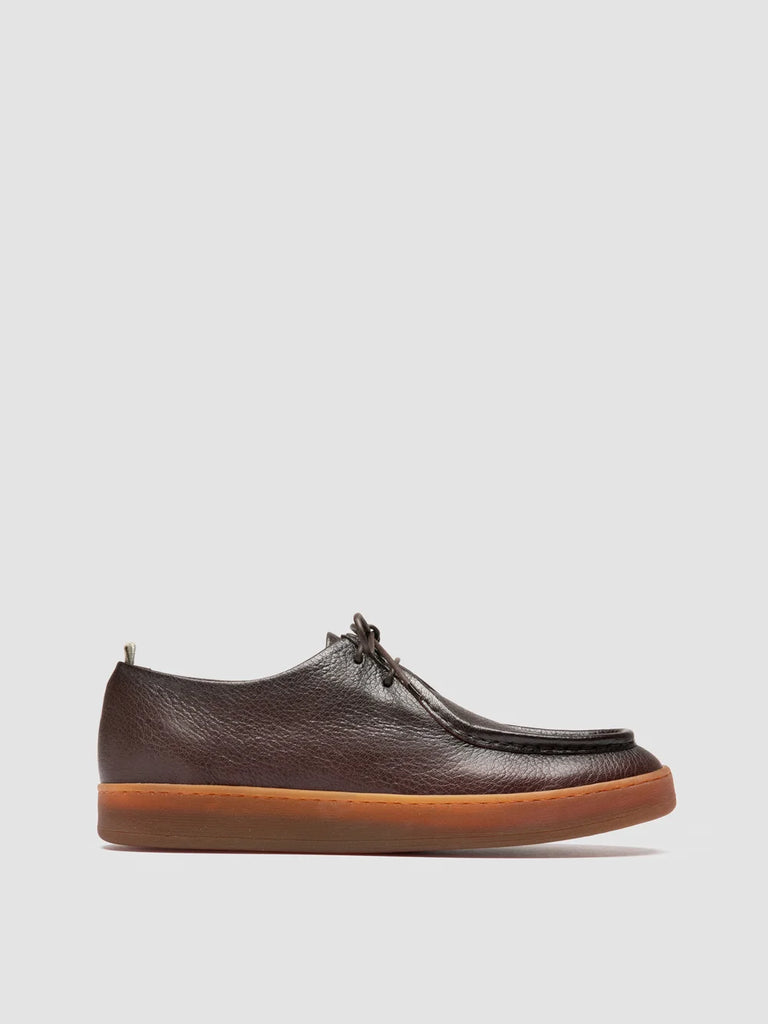 AMBRIE 003 - Braune Derby-Schuhe aus Leder