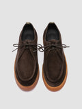AMBRIE 003 - Braune Derby-Schuhe aus Wildleder - thumb image 2,side view