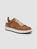 THE ANSWER 002 - Brown Leather and Suede Low Top Sneakers