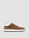THE ANSWER 002 - Brown Leather and Suede Sneakers - thumb image 1,side view