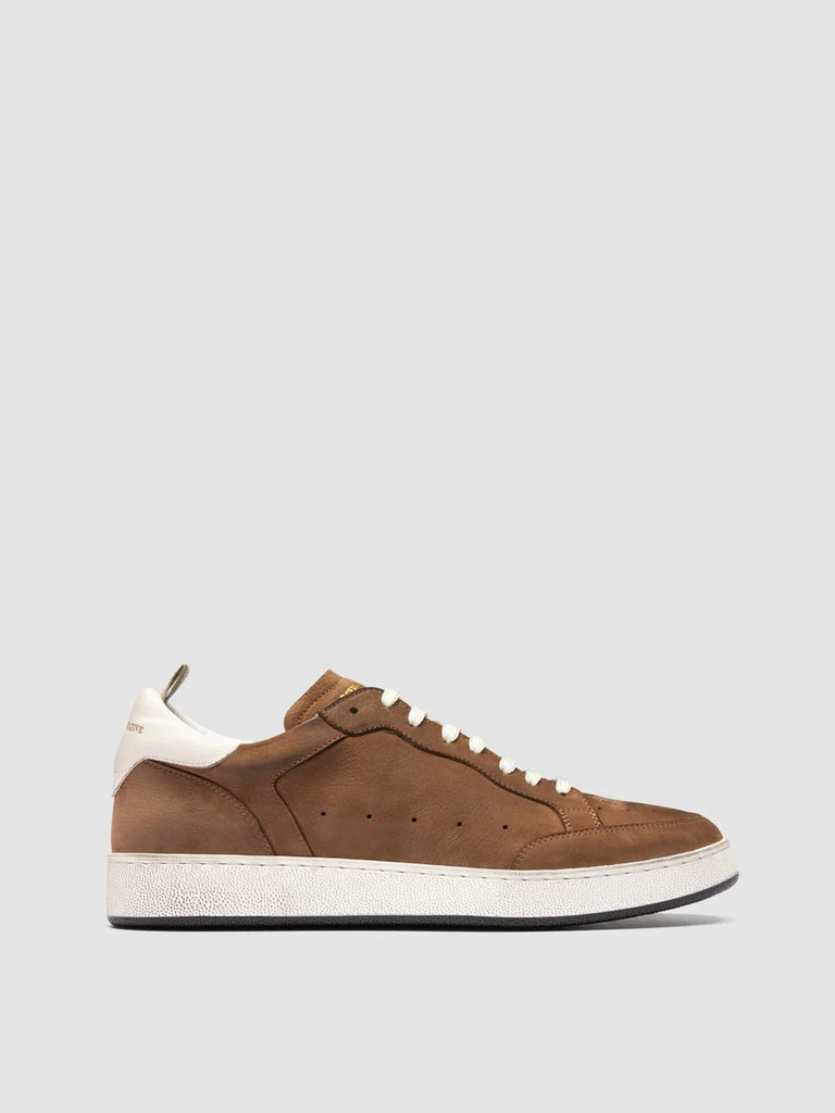 THE ANSWER 002 - Brown Leather and Suede Sneakers