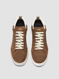 THE ANSWER 002 - Brown Leather and Suede Sneakers - thumb image 2,side view