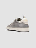 THE ANSWER 002 - Grey Leather and Suede Low Top Sneakers