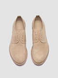 ARCHIVE 500 - beige Derbyschuhe aus Wildleder