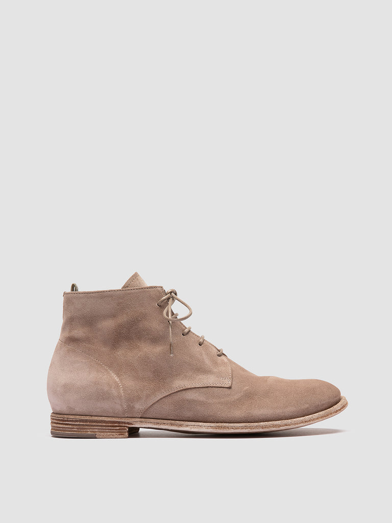 ARCHIVE 513 - Beige Suede Lace-up Boots