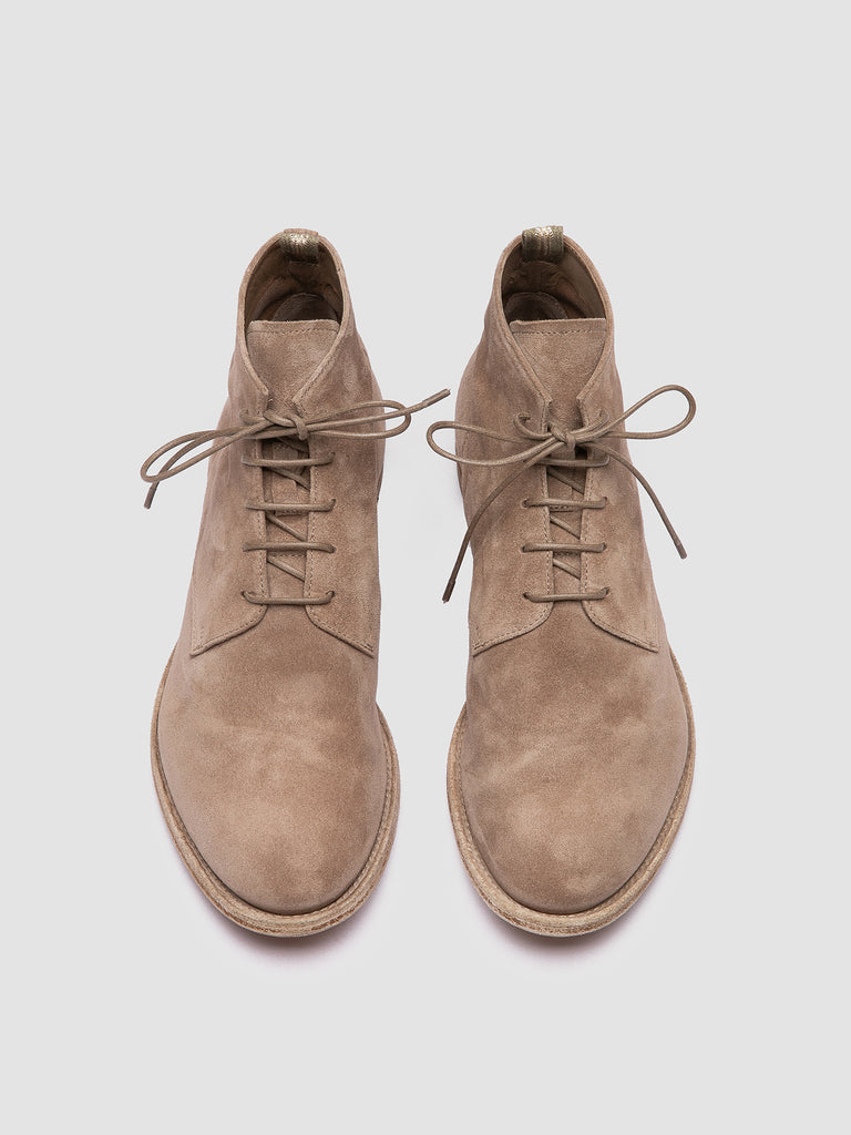 ARCHIVE 513 - Beige Suede Lace-up Boots