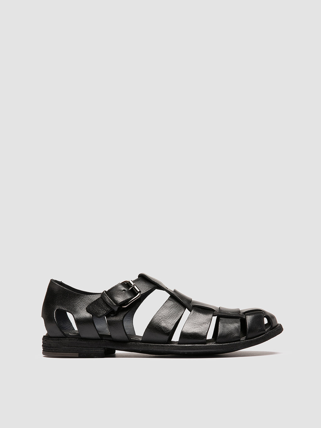 ARCHIVE 521 - Black Leather Sandals