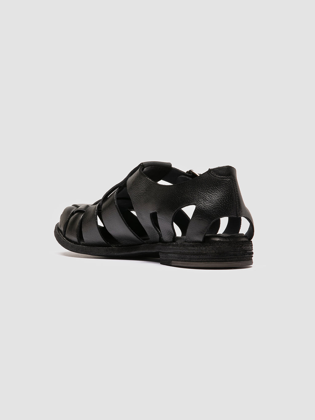 ARCHIVE 521 - Black Leather Sandals