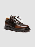 ARTIK FLEXI 002 - Brown Leather Lace Up Boots - thumb image 3,side view