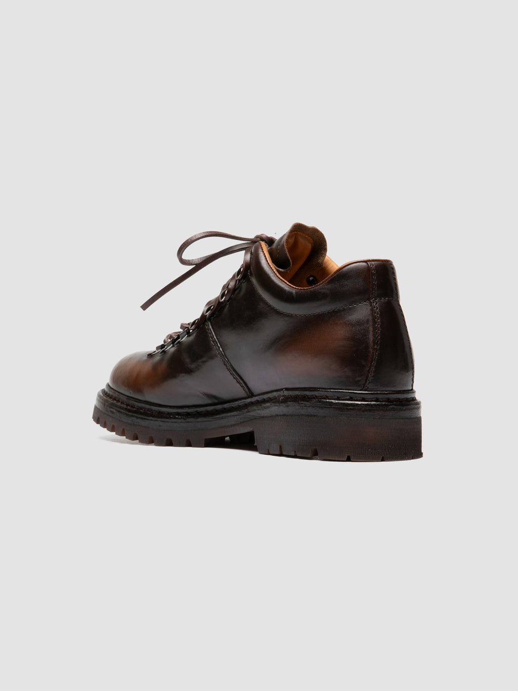 ARTIK FLEXI 002 - Brown Leather Lace Up Boots - image 4,side view