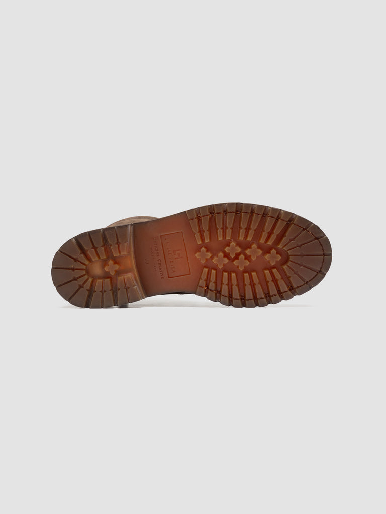 ARTIK FLEXI 002 - Brown Suede Lace Up Boots