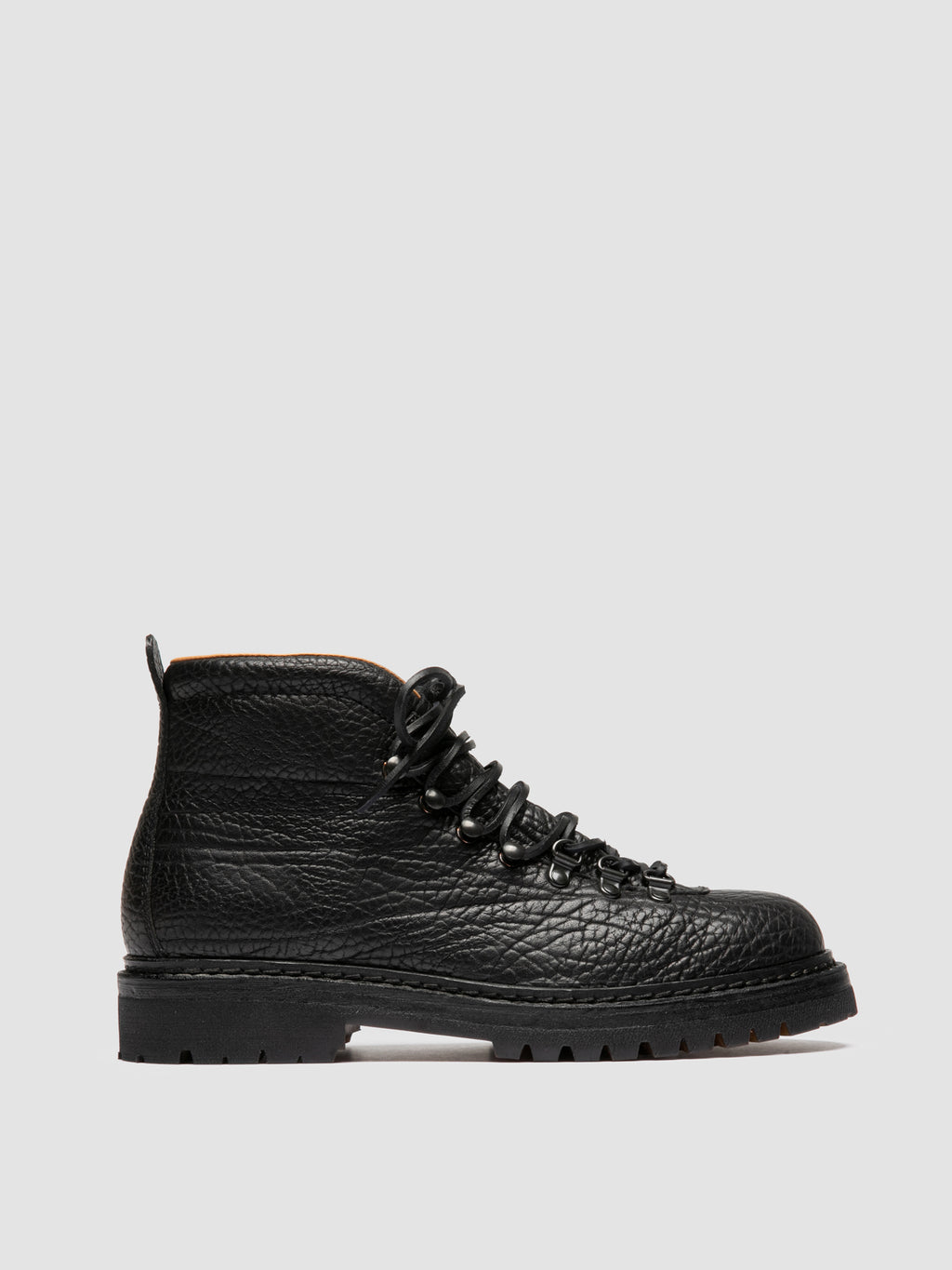 ARTIK FLEXI 002 - Black Leather Lace Up Boots - image 1,side view