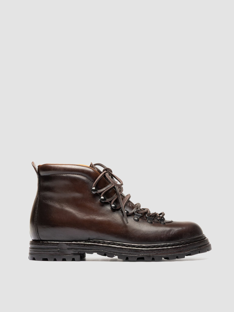 ARTIK 001 - Brown Leather Lace Up Boots