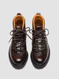 ARTIK 001 - Brown Leather Lace Up Boots - thumb image 2,side view