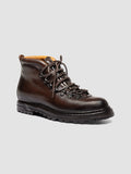 ARTIK 001 - Brown Leather Lace Up Boots - thumb image 3,side view