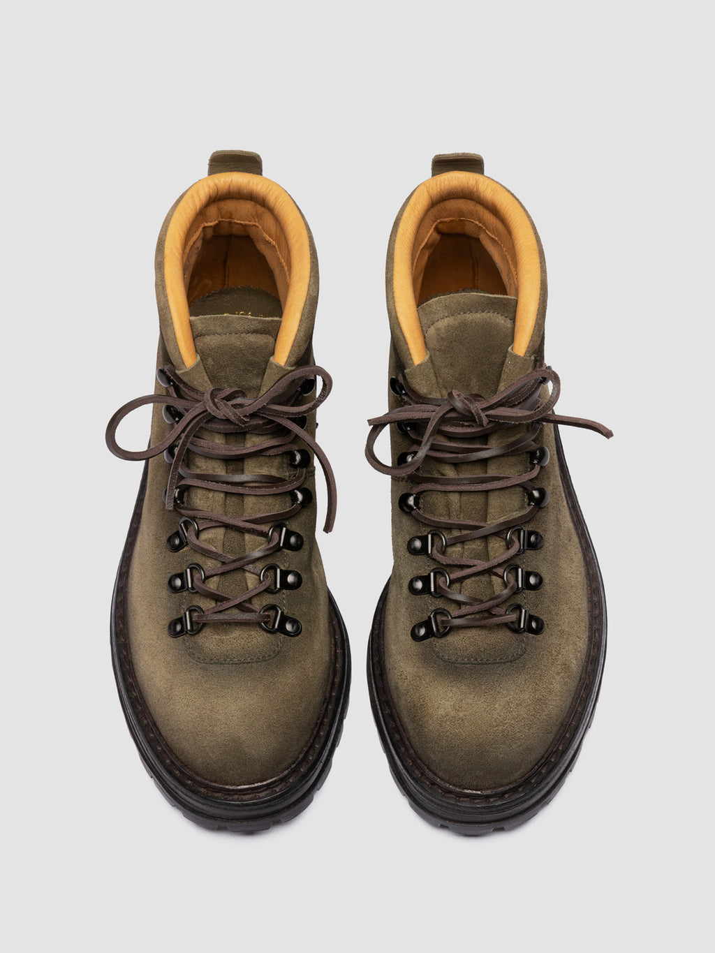 ARTIK 001 - Brown Suede Lace Up Boots - image 2,side view