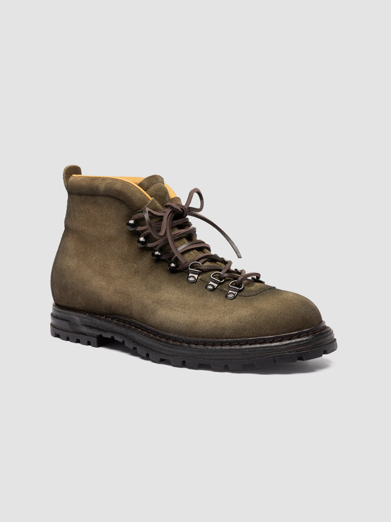ARTIK 001 - Brown Suede Lace Up Boots
