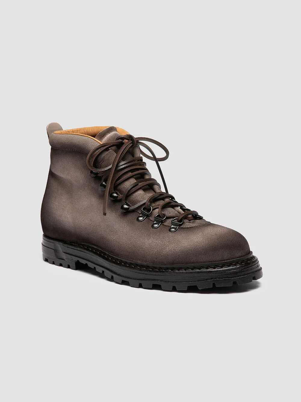 ARTIK 001 - Grey Suede Lace Up Boots - image 3,side view