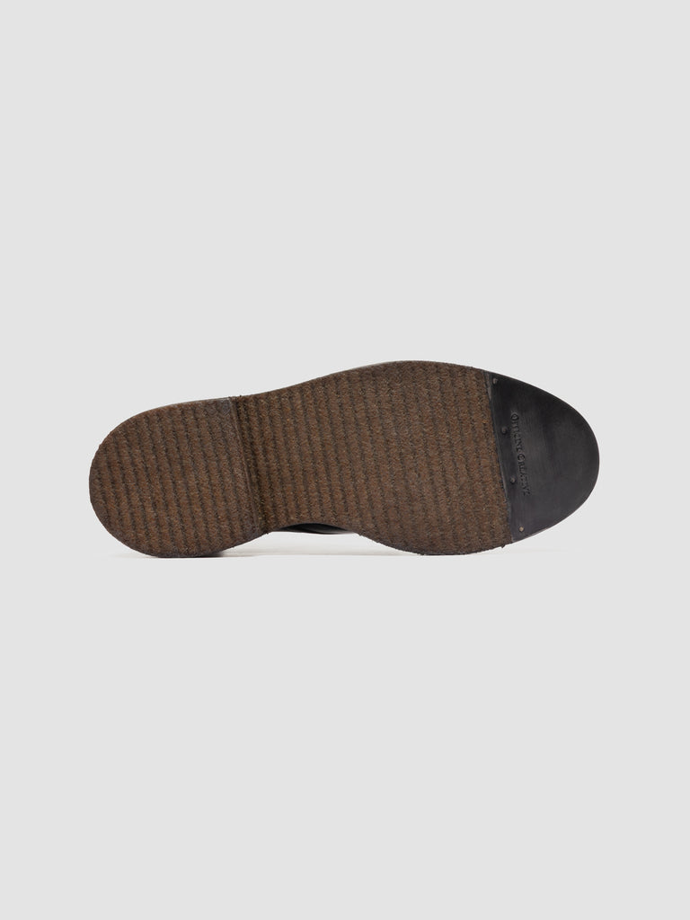 ASTON CREPE 004 - Black Leather Lace Up Boots