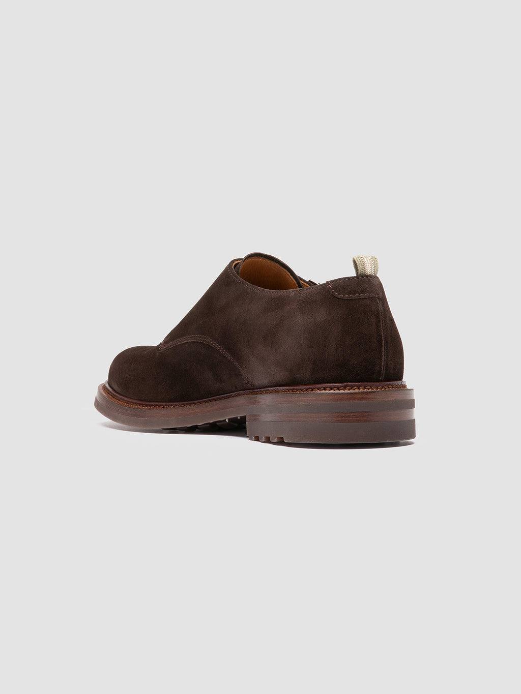 ASTON FLEXI 002 - Brown Suede Monk Shoes - image 4,side view
