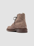 ASTON FLEXI 003 - Taupefarbene Schnürstiefel aus Wildleder - thumb image 4,side view
