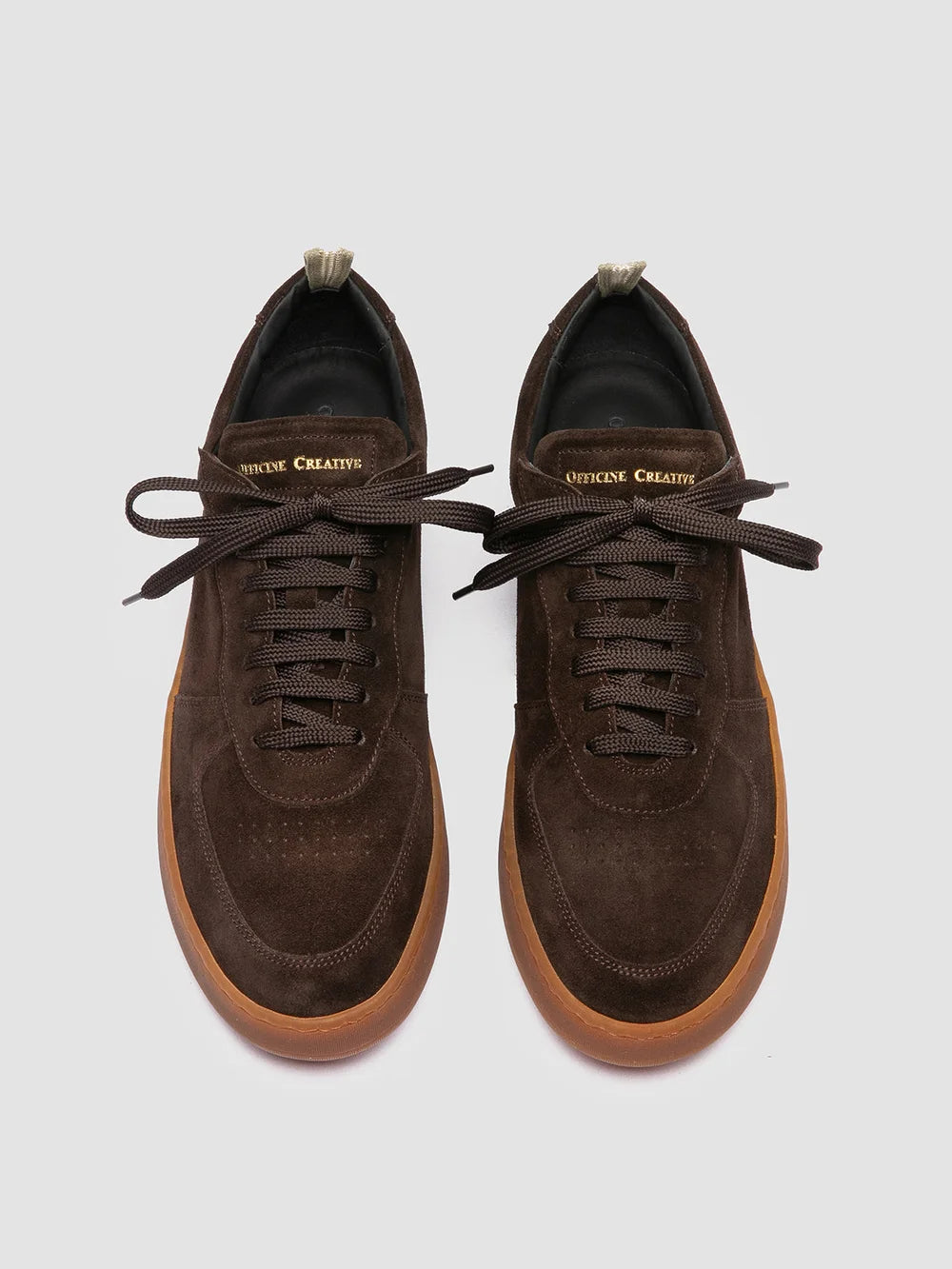 ASSET 001 - Brown Suede Sneakers - image 2,side view