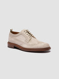 ASTON 003 - beige Derbyschuhe aus Wildleder