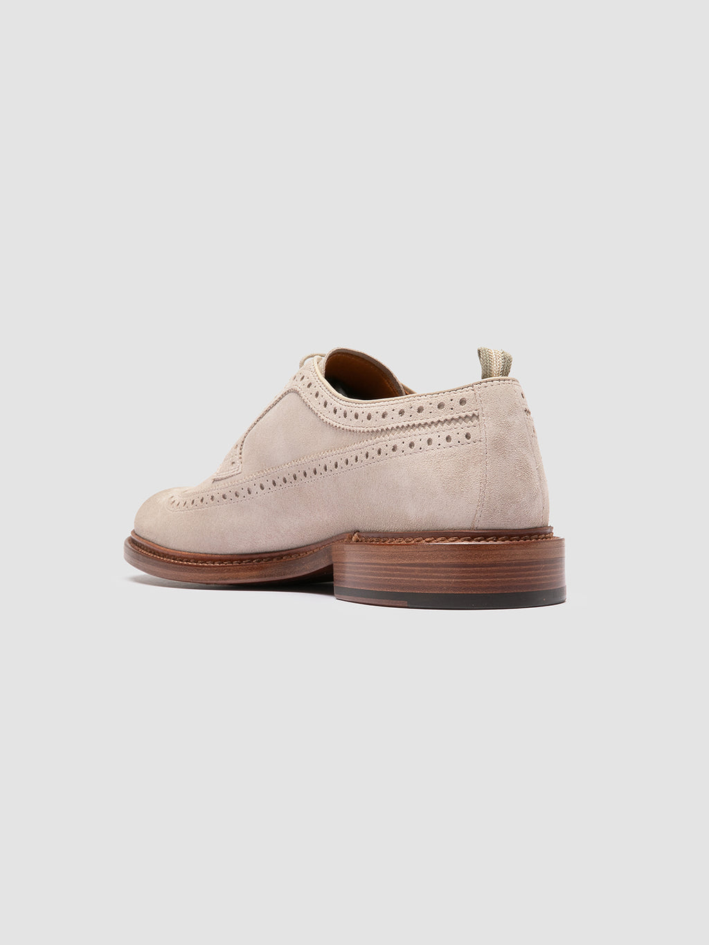 ASTON 003 - beige Derbyschuhe aus Wildleder